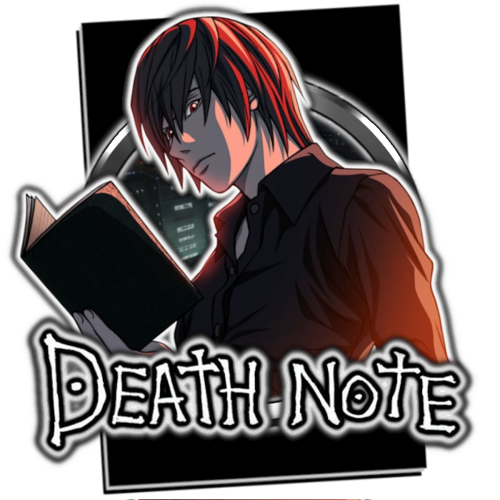 Death Note logo (Light Yagami, Ryuuk) by FirzeCrescent on DeviantArt