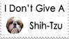 I Don't Give A Shih-Tzu Stamp