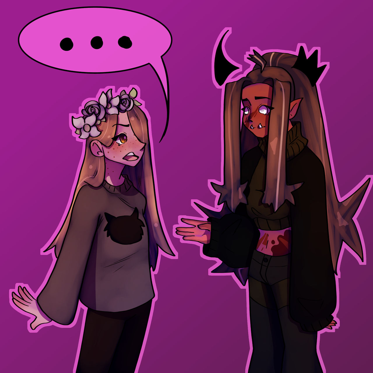 Chowder Riya Deviantart riya meeting riya by elisabeeets on DeviantArt
