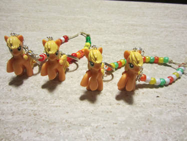 Applejack Pony Keychain Feb 2012