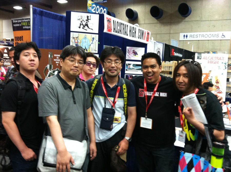 SDCC pic with GAINAX