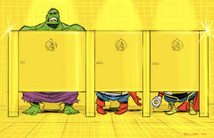 Avenger's Mansion bathroom