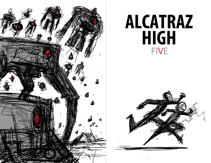 Cover Design A for Alcatraz High