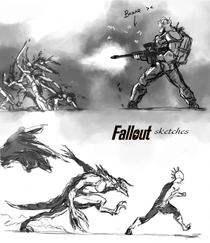 Fallout quick sketches