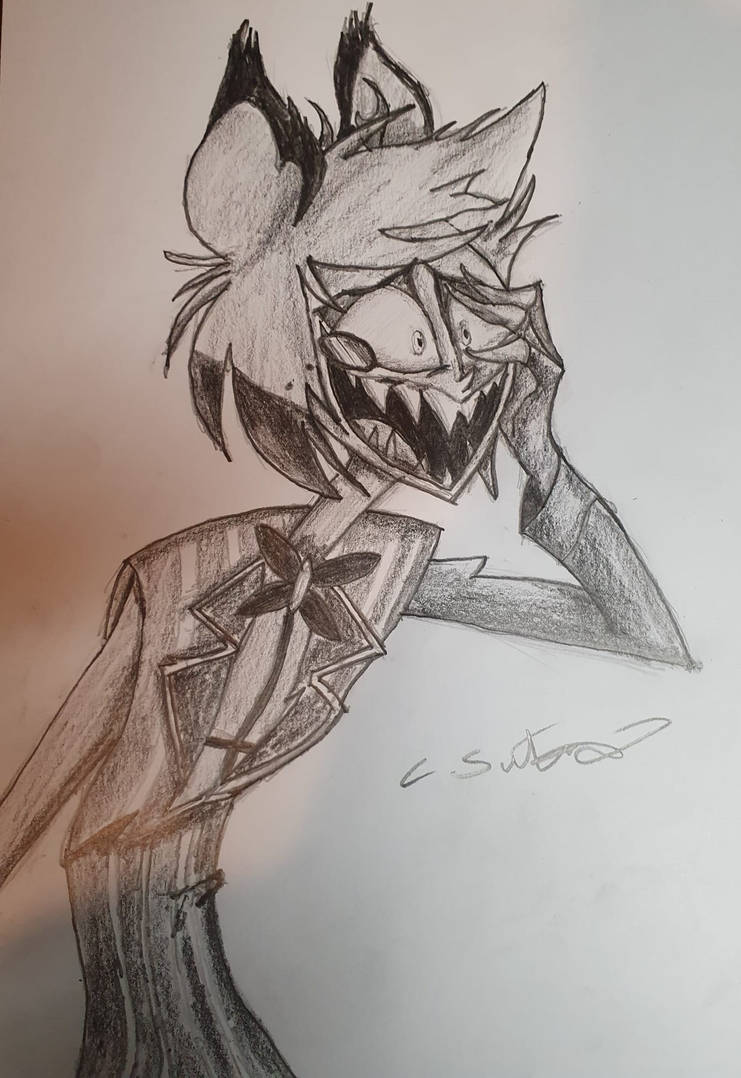 Alistor Drawing Alastor Hazbin Hotel by nagashminiatures on DeviantArt