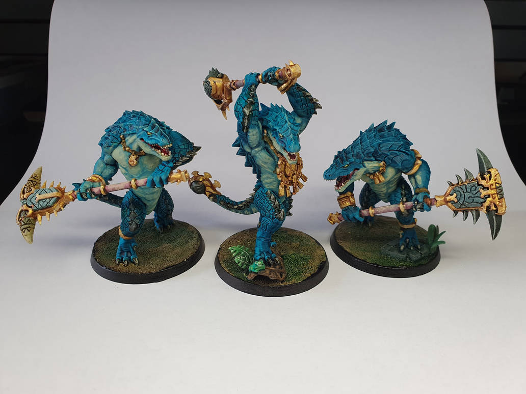 Kroxigors By Nagashminiatures On DeviantArt