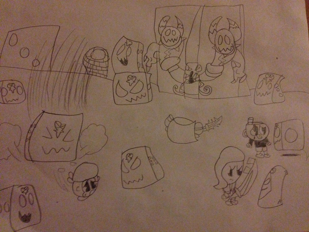 Battling the Thresholder by BeePaint5501 on DeviantArt