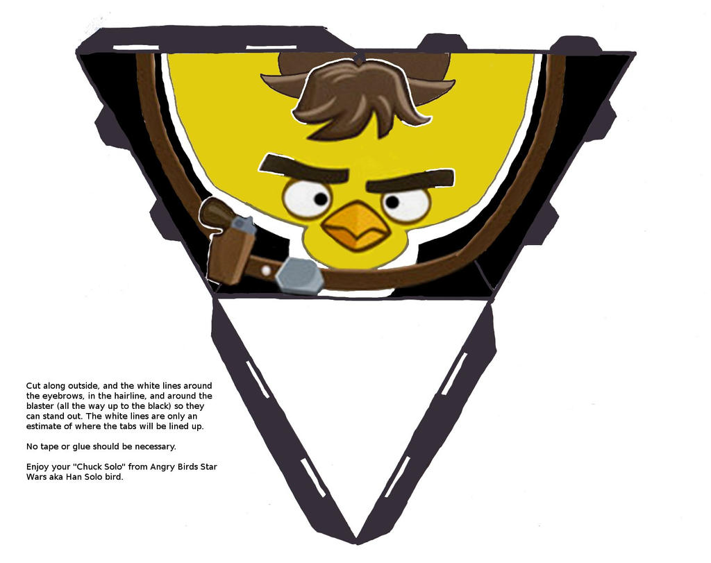 Chuck Solo aka Han Angry Bird by Cyberlon by Cyberlon on DeviantArt