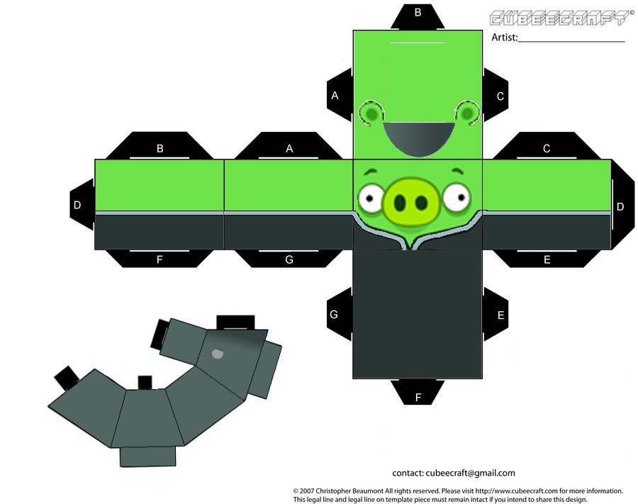 Imperial Officer Pig Angry Bird by Cyberlon