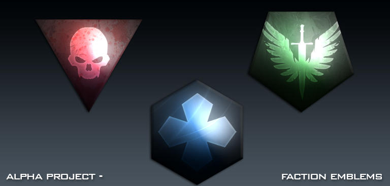 Alpha Project - Faction Emblems by Heretic-Studios on DeviantArt
