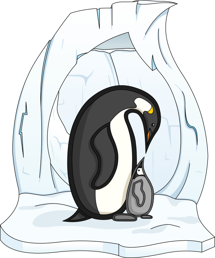 Davin and Annie the Penguins by vhartley
