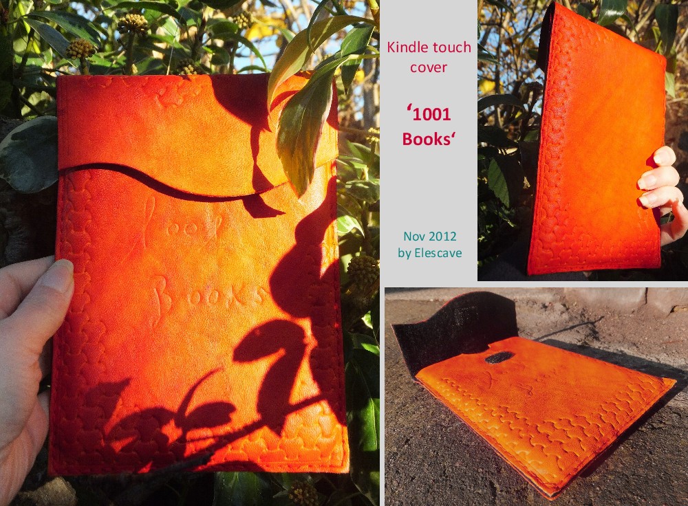 Kindle touch cover / sleeve '1001 Books'