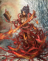 Wizard - Blood and Fire Hydra - DIablo III