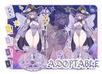 Adoptable Auction witch elf (close) by ukikoneko