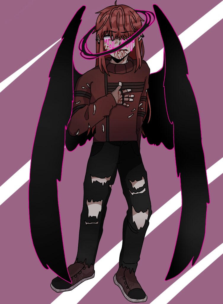 fallen angel oc by xlieartz on DeviantArt