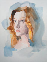 Watercolor portrait