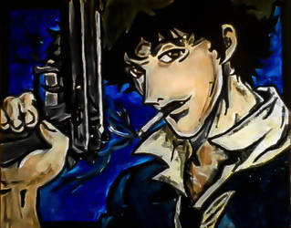 Spike Spiegel Painted