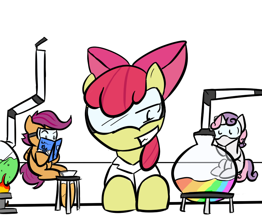 Cutie mark scientists go