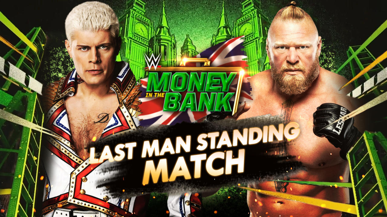 WWE Money In The Bank 2023 Custom Match Card V2 by WWETheOlderDog on