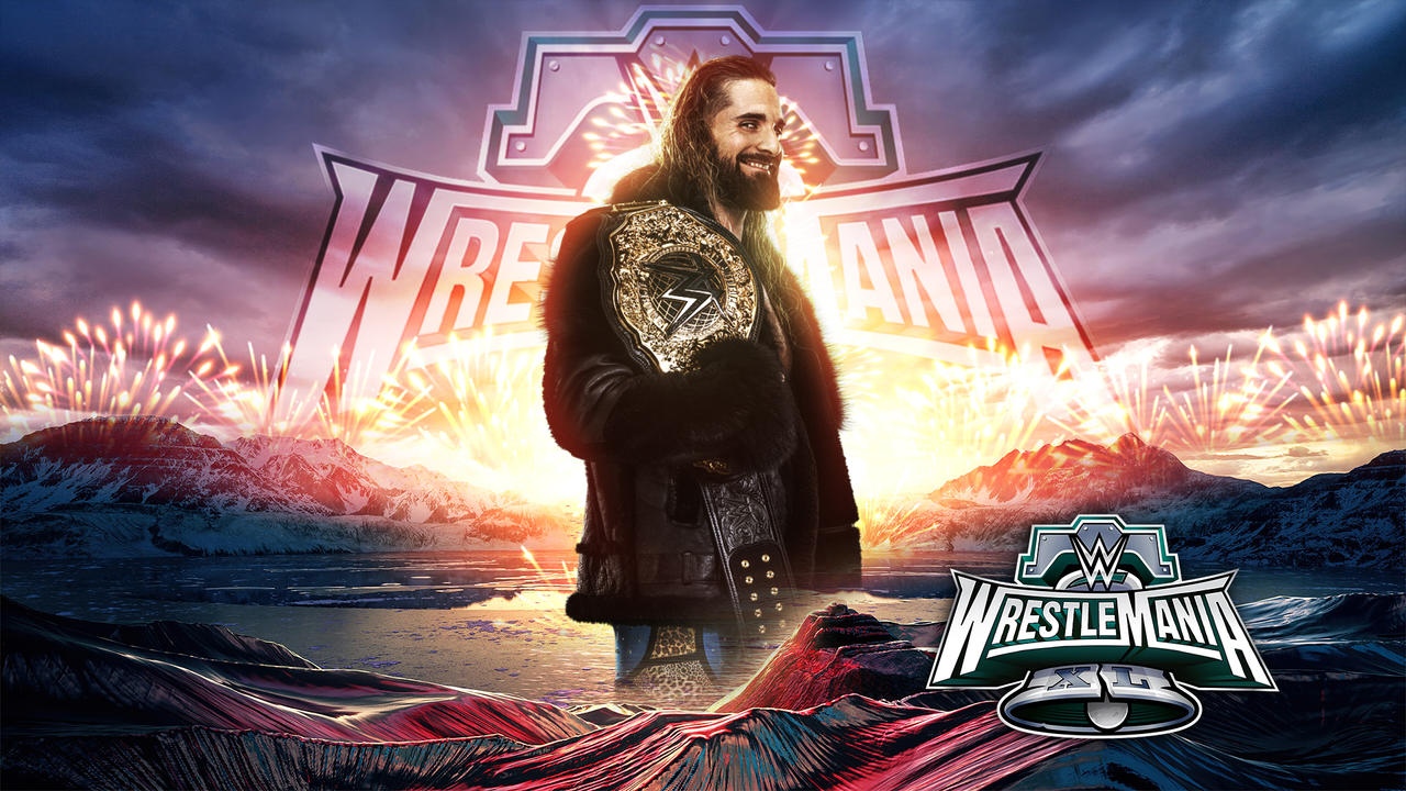 WWE Wrestlemania 40 Poster By TheOlderDog V2 by WWETheOlderDog on