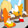 Tails protecting Cream from Infinite