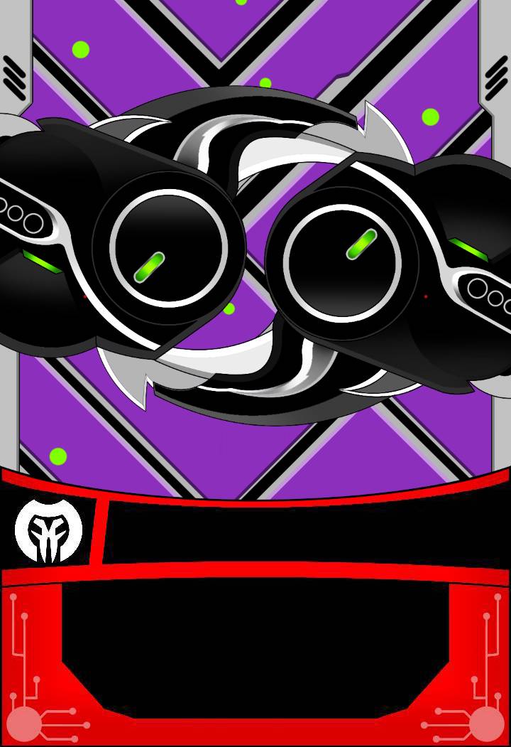 Darkus Vexos Fusion Ability Card Template