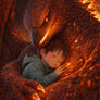 Rodan cuddle