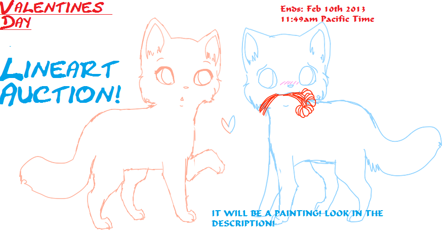 V-dAy Lineart Auction! *Autobought*