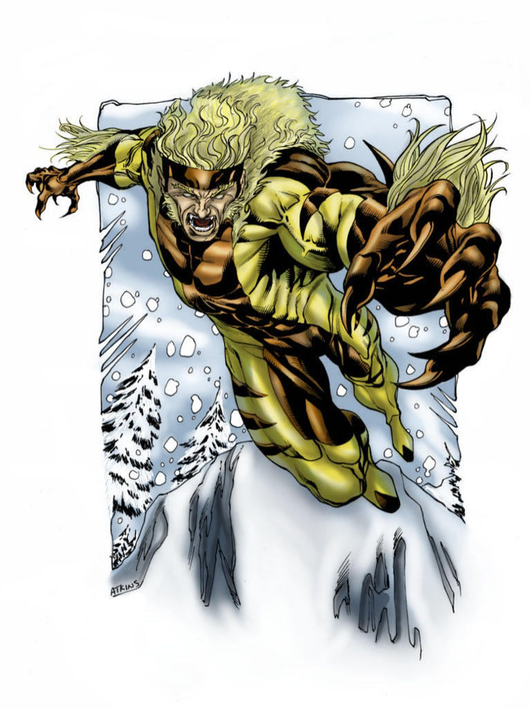 Sabertooth by albieart on DeviantArt