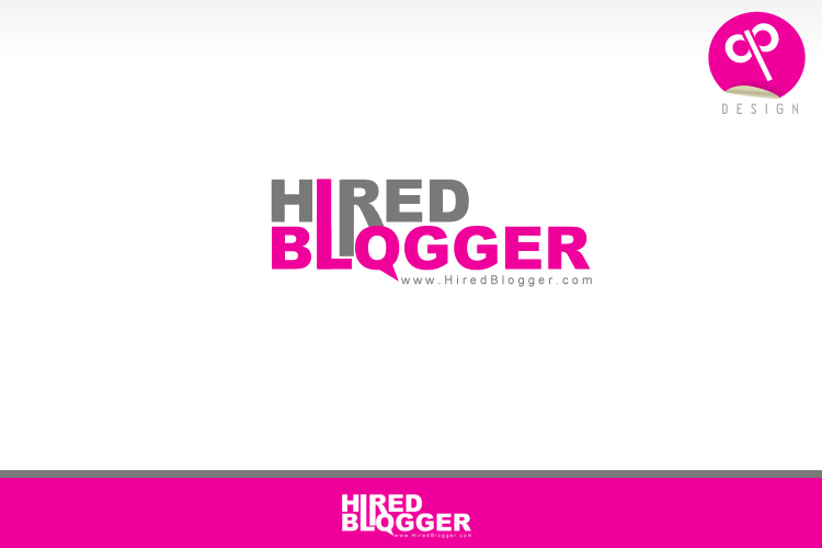 Hired Blogger v1 - Logo