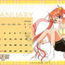 Asuna January 2010 Calender