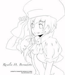 Bernadette Lineart