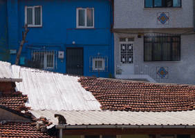 On the roof