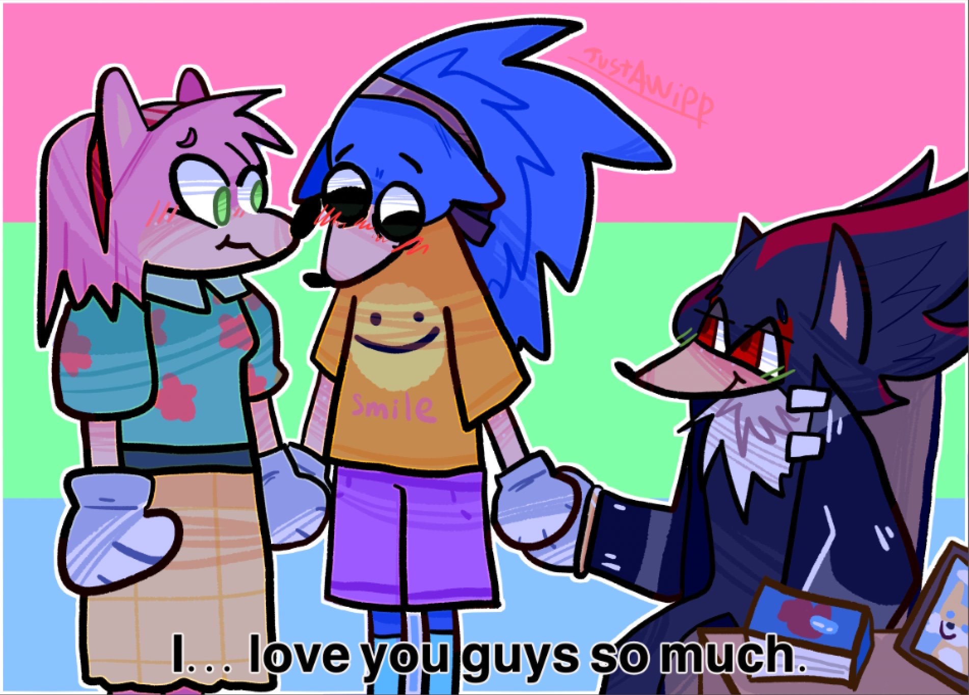 Shadow x amy x sonic - Sonic The Hegdehog - Pin