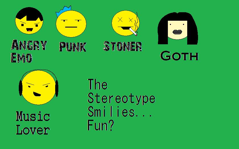 Stereotypical smilies