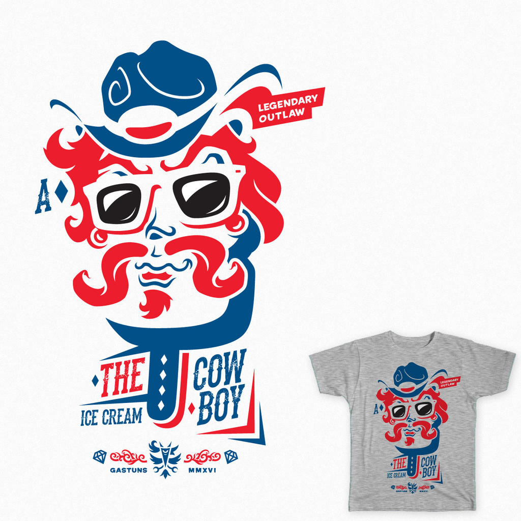 Ice Cream Cowboy - Legendary Outlaw Threadless by djyerba on DeviantArt