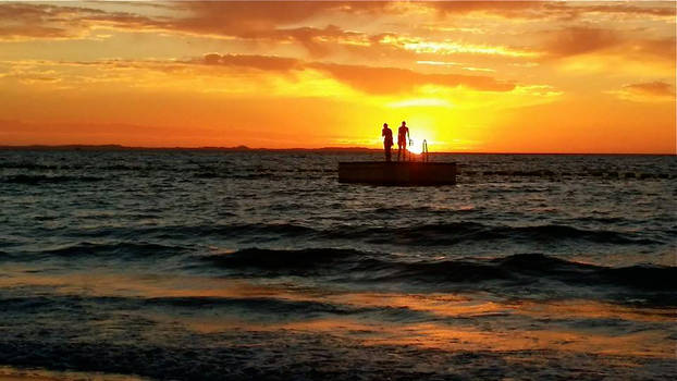 Sunset Swim