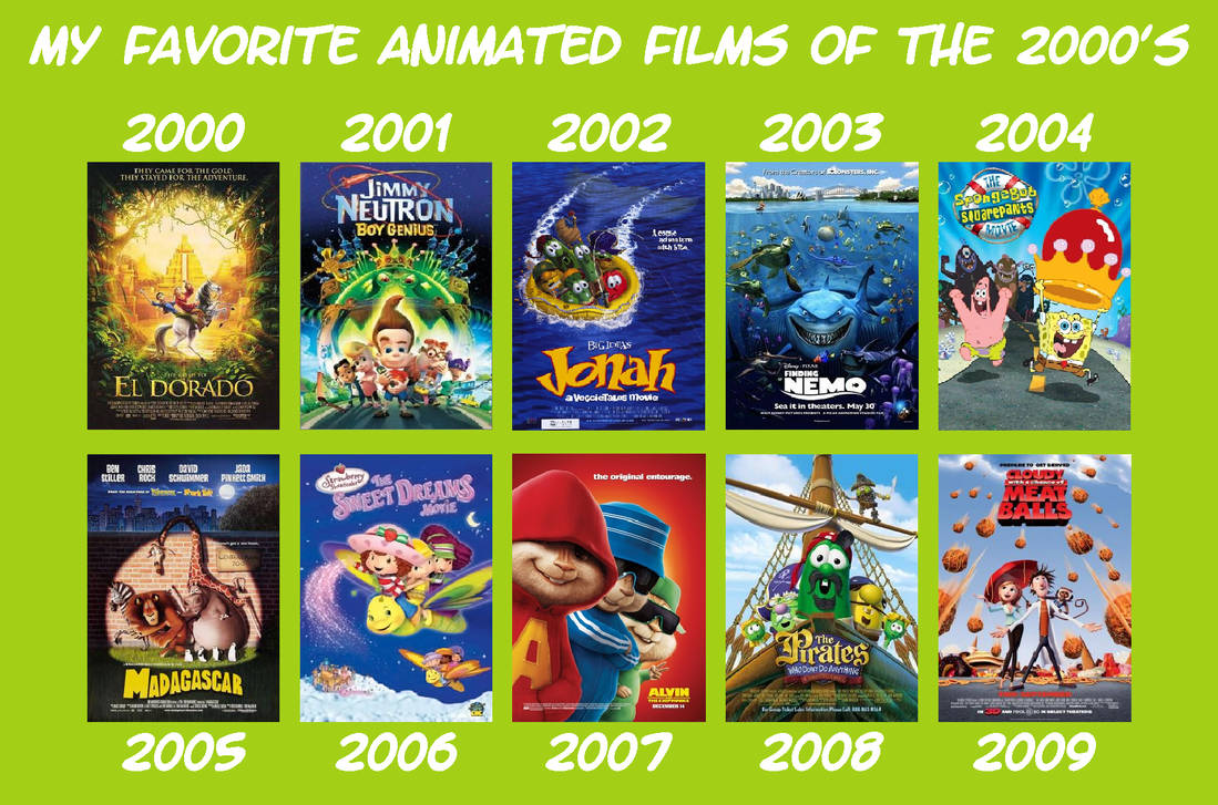 Animation 2000s My Favorite Animated Films of the 2000s by VeggieFan2000 on DeviantArt