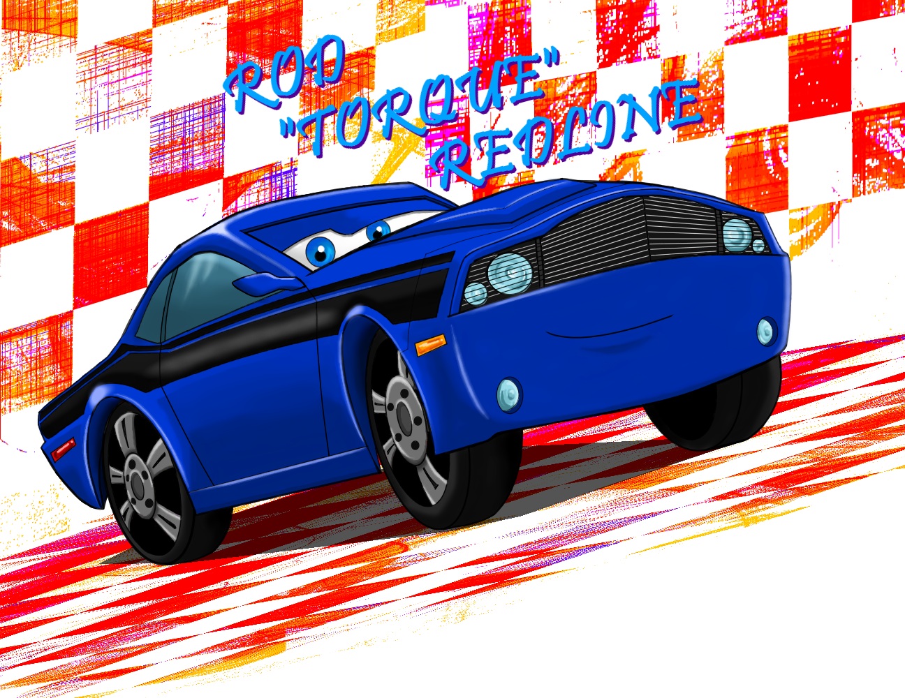Cars Rod Rod Torque Redline from Cars2 by SeaCobalt on DeviantArt