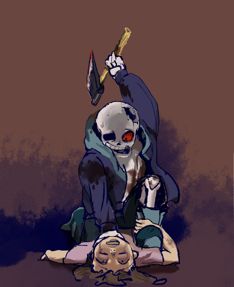 UndertaleAU, Horrortale, Horror!Sans / horror birthday!!! - pixiv