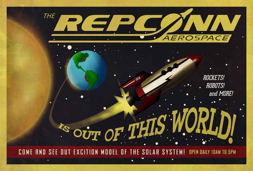 HQ Fallout Postcard (Repconn Aerospace)