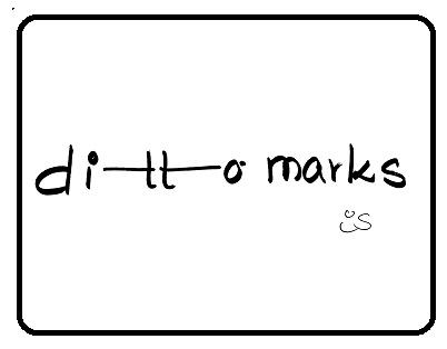 Ditto Symbol Math Ditto Marks by aphorismagician on DeviantArt