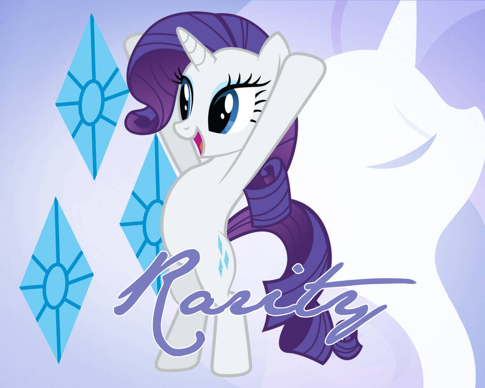Rarity Wallpaper by FlutterbyNicely on DeviantArt