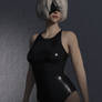 Shirogane Sama 2B Cosplay 3D Render