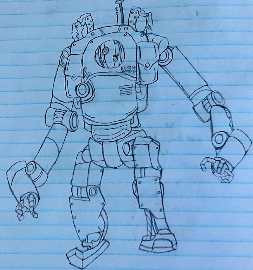 Full Body Mecha by artsypartyhere on DeviantArt