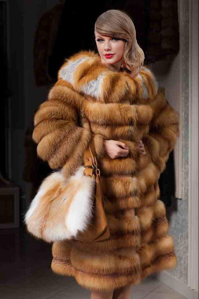 Taylor Swift in red fox fur by FurHugo on DeviantArt