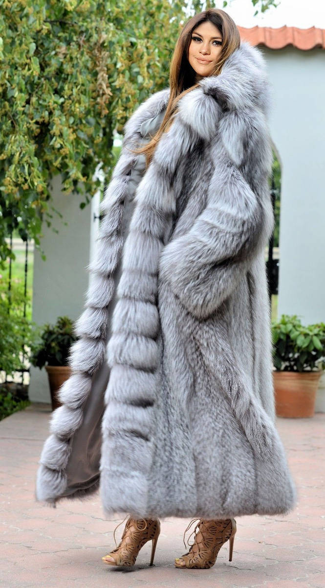 Selena Gomez in fox fur by FurHugo on DeviantArt