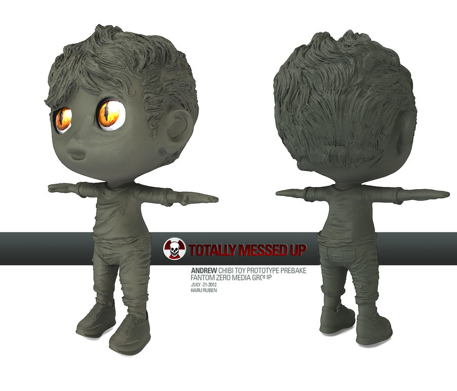 Totally Messed Up - Chibi Toy Prototype by FantomZero on DeviantArt