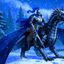 The legendary blue dragon born
