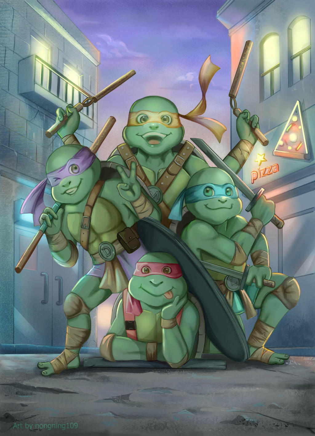 TMNT Fanart. by Nongning109 on DeviantArt